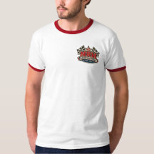 NRH Garage ビンテージ・ホットロッド・ピンアップ メンズ リンガーTシャツ