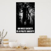 NRJ3社会は礼儀正しい社会ポスター ポスター (キッチン)