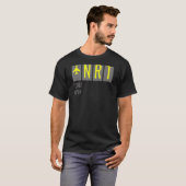 NRT東京男日本空港コード Tシャツ (正面フル)