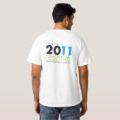 NRWの2011年のTシャツ Tシャツ (裏面フル)