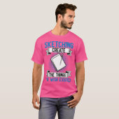 nsのためのスケッチ tシャツ (正面フル)