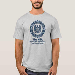 NSAのパロディのワイシャツ Tシャツ