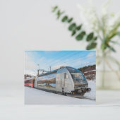 NSBエル。18 2242デンバの電気機関車 ポストカード (スタンド正面)