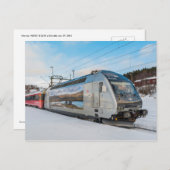 NSBエル。18 2242デンバの電気機関車 ポストカード (正面/裏面)