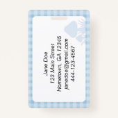 NSD 2024カスタマイズ可能な荷物タグバッジ バッジ (裏面)