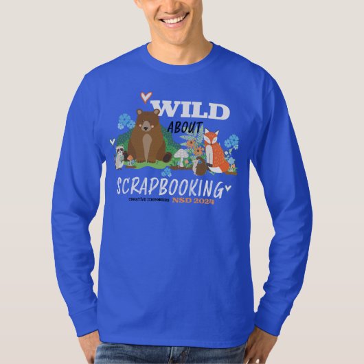 NSD 2024長袖基本Tシャツダーク Tシャツ (正面)