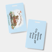 NSD 2025 旅行カバータグ バッジ (正面＆裏面)