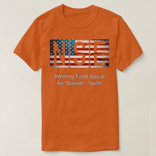 NSE Whiting Field Naval Air Station North Tシャツ (デザイン正面)
