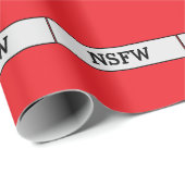 Nsfwが動作に対して安全でない ラッピングペーパー (ロールコーナー)