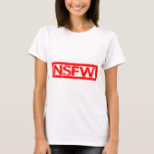 NSFWのスタンプ Tシャツ (正面)
