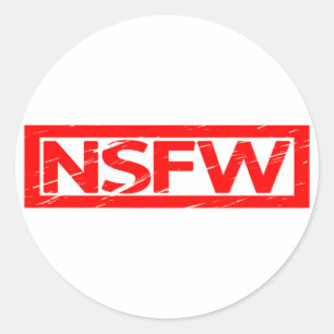 NSFWスタンプ ラウンドシール