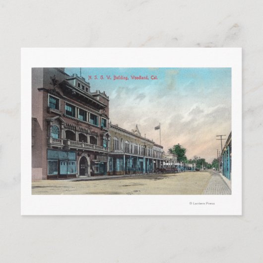 NSGW BuildingWoodland(カリフォルニア州)の外部ビュー ポストカード (正面)