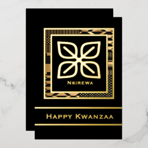Nsirewa Happy Kwanzaa (概要) 箔シーズンカード