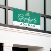 NSUスパルタ人卒業 横断幕 (ビルの外側)