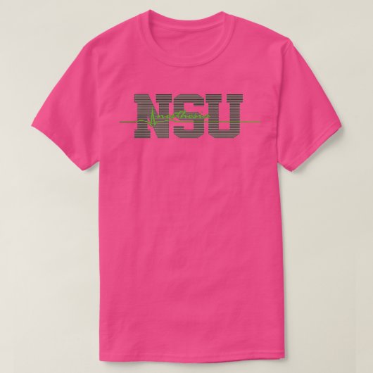 NSU EKG Tシャツ (デザイン正面)