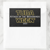 NSU Tubaween 2023ステッカー 長方形シール (バッグ)