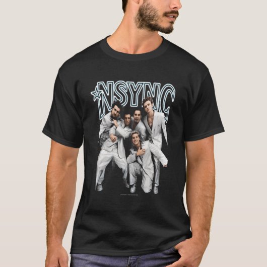 Nsync公式ダイヤモンドリングや輪 Tシャツ (正面)
