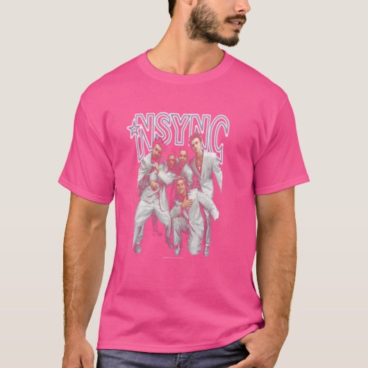 NSYNC公式ダイヤモンドリングや輪 Tシャツ (正面)