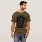 Nt常に悪者を噛むYesI Tシャツ (正面フル)
