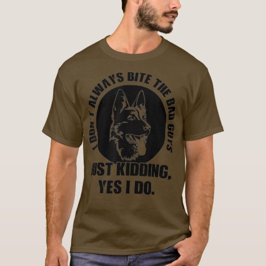 Nt常に悪者を噛むYesI Tシャツ (正面)