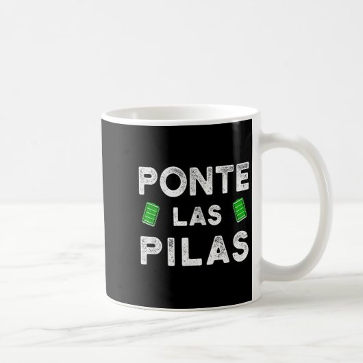 Nte Las Las Funny Spanish Saying Motivational  コーヒーマグカップ (右)