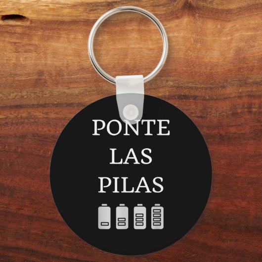 Nte Las Las Spanish Saying Motivational  キーホルダー (正面)