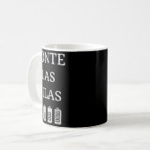 Nte Las Las Spanish Saying Motivational コーヒーマグカップ (正面左)