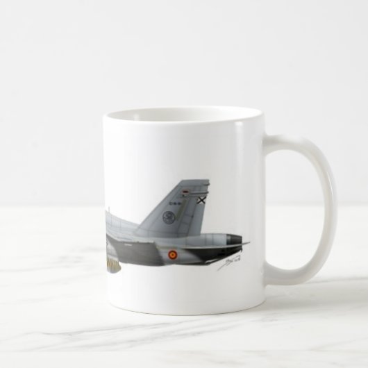 NTM08 EF-18Aスペインの空軍 コーヒーマグカップ (右)