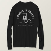 NTMIVブラックロング – T Tシャツ (デザイン裏面)