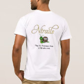 Ntrailsのクラシック Tシャツ (裏面)