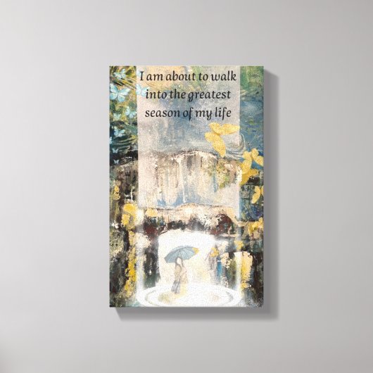 Nu börjar livet キャンバスプリント (正面)