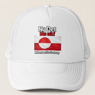 Nu Det Nu uk! Make America Go Away Greenland flag キャップ