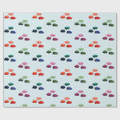 Nuages multicolores à l'aquarelle ラッピングペーパー (フラット)