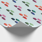 Nuages multicolores à l'aquarelle ラッピングペーパー (角)