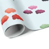 Nuages multicolores à l'aquarelle ラッピングペーパー (ロールコーナー)