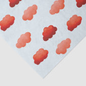 Nuages oranges à l'aquarelle 薄葉紙 (詳細)