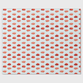 Nuages oranges - Aquarelle ラッピングペーパー