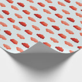 Nuages oranges - Aquarelle ラッピングペーパー (角)