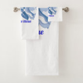 Nuance bleue ensemble bain バスタオルセット (インサイチュ)