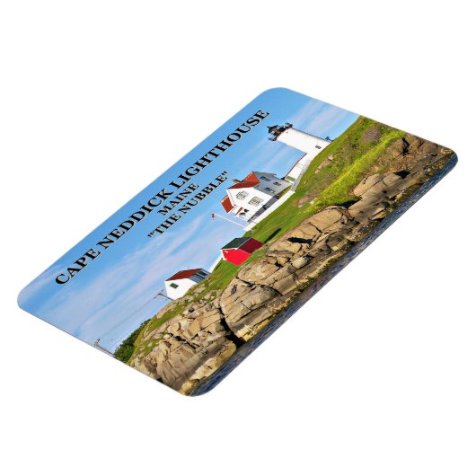 Nubble Light, Cape Neddick Maine Flexi Magnet マグネット (左側)