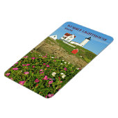 Nubble Light House, Cape Neddick Maine Flexi Magne マグネット (左側)