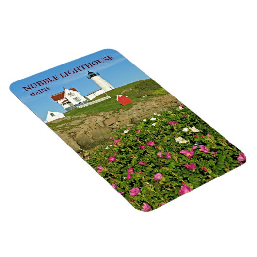 Nubble Light House, Cape Neddick Maine Flexi Magne マグネット (右側)