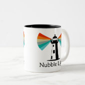 Nubble Light Maine Rainbow ツートーンマグカップ (正面右)