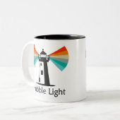Nubble Light Maine Rainbow ツートーンマグカップ (正面左)