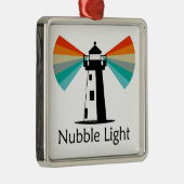 Nubble Light Maine Rainbow メタルオーナメント (右)