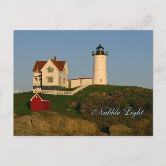 Nubble Light, York, Maineポストカード ポストカード (正面)