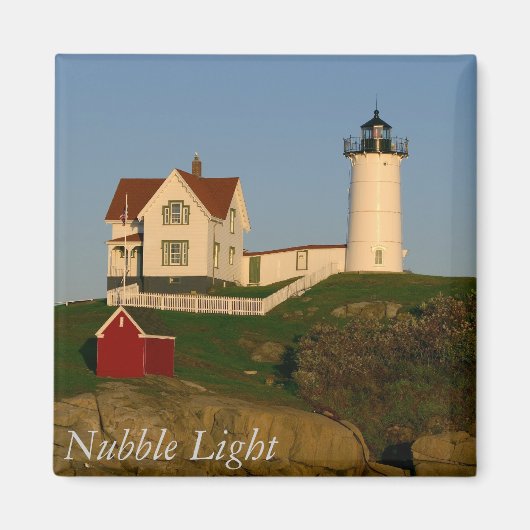Nubble Light, York, Maine Magnet マグネット (正面)