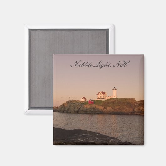 Nubble Light, York, Maine Magnet マグネット (正面/裏面)