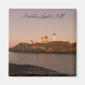 Nubble Light, York, Maine Magnet マグネット (正面)