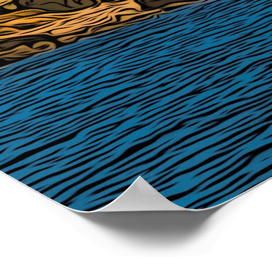 Nubble Lighthouse Maine Nautical Poster ポスター (角)